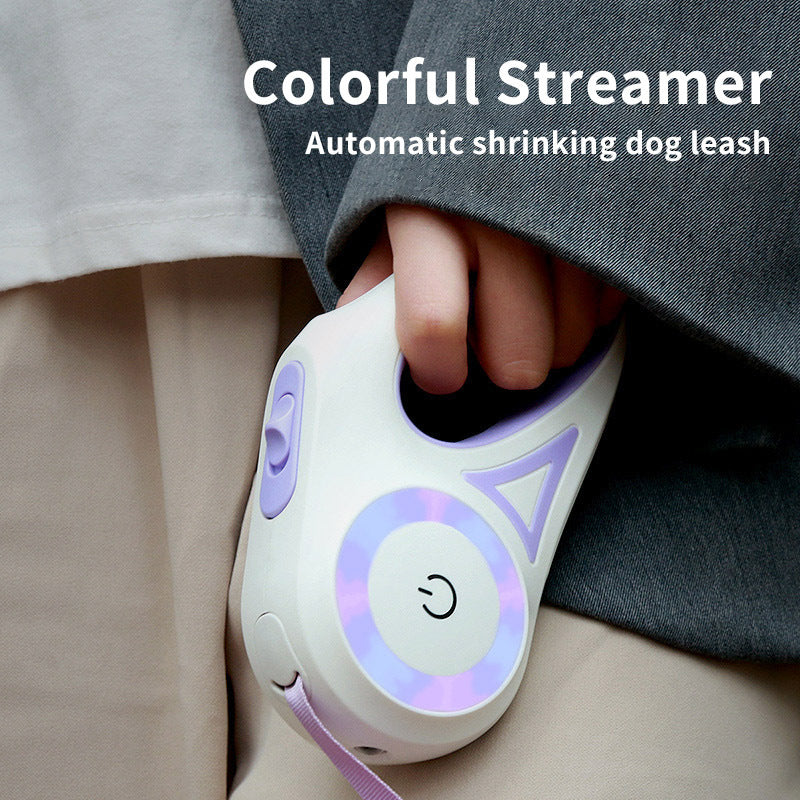 Dog Leash With Built-in Spotlight For Extra Safety