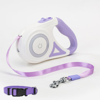 Dog Leash With Built-in Spotlight For Extra Safety