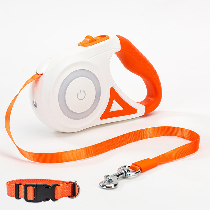 Dog Leash With Built-in Spotlight For Extra Safety